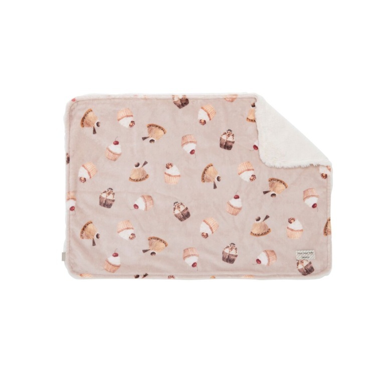 TASSU HAPPY SWEET MUFFIN 保暖毛墊 米色