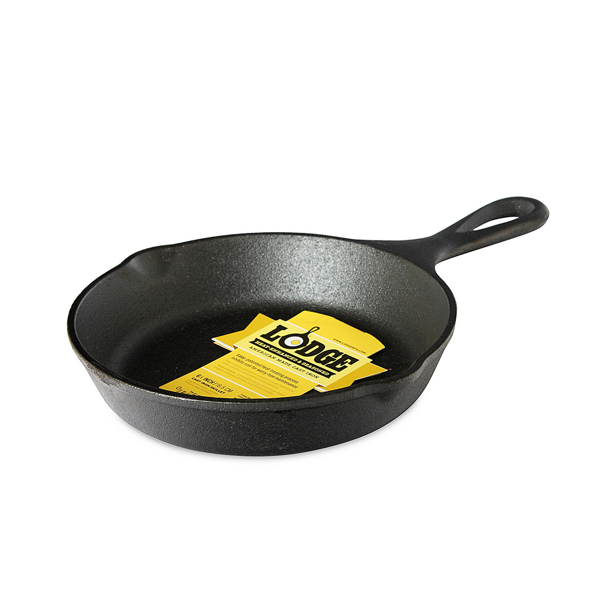 美國LODGE D6.5吋 鑄鐵單柄煎鍋 -F-H3SK