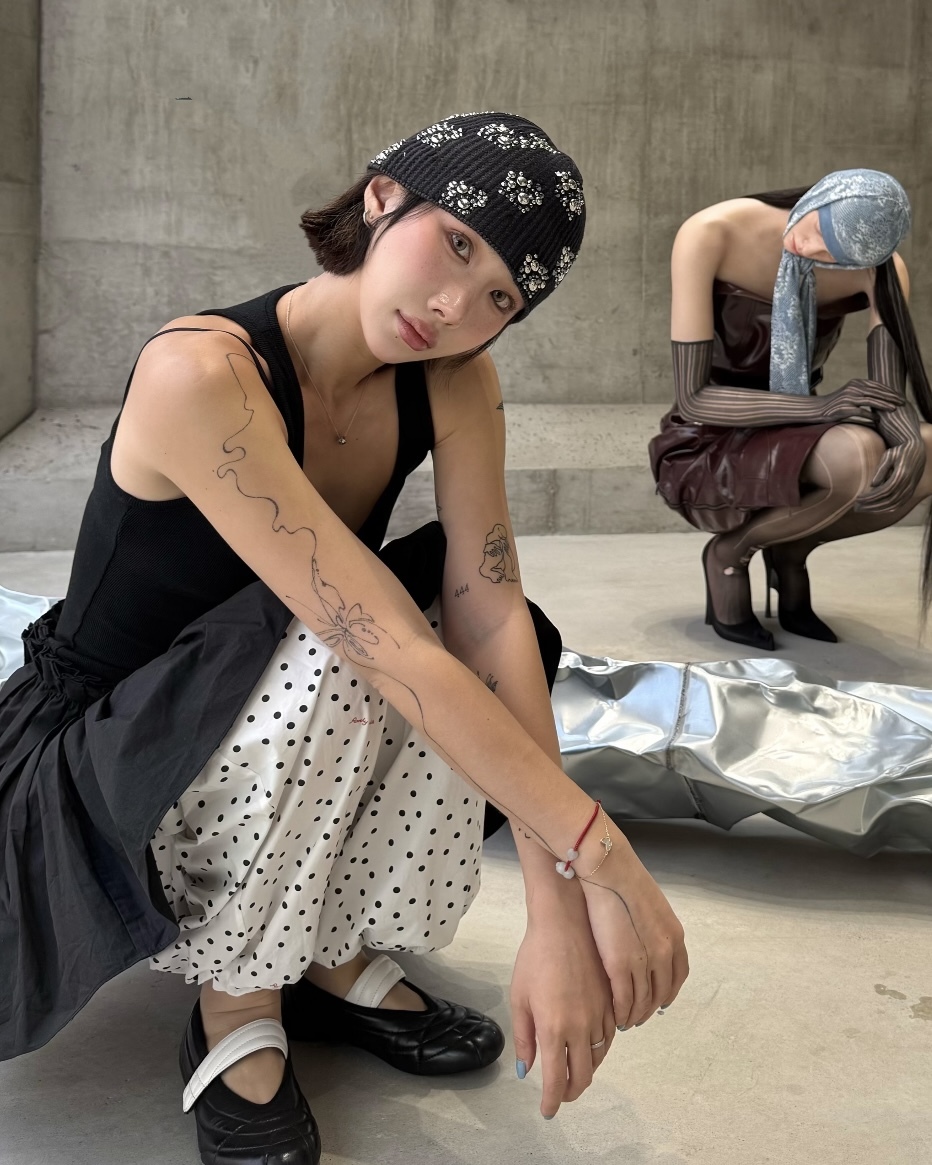 <韓國限定🇰🇷> ATiiSSU 寶石 帽子 毛帽 針織帽 三色