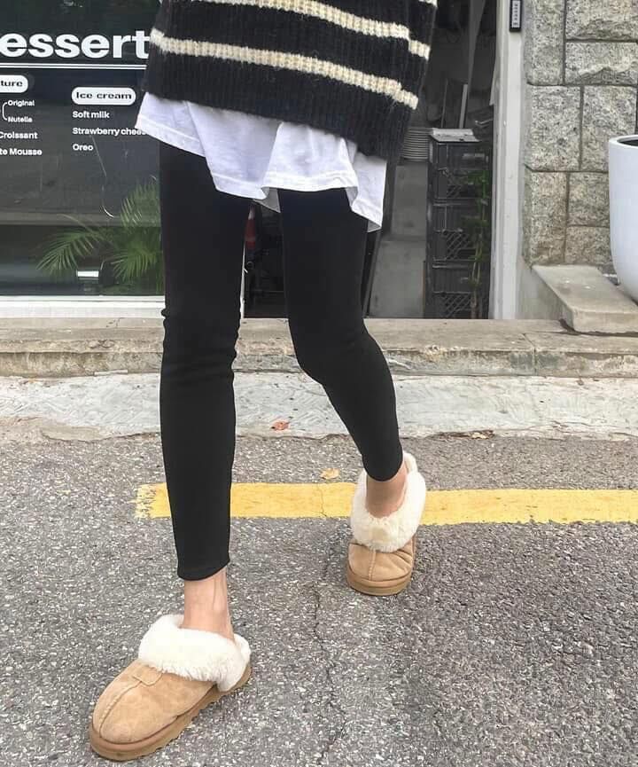 【彈性爆炸好的內加絨好穿內搭褲】（現貨）