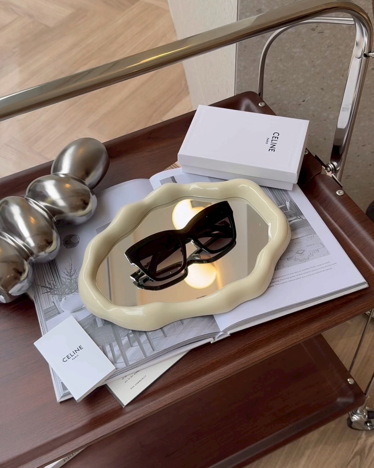 CELINE｜凱旋門墨鏡(自帶鼻托) 黑色