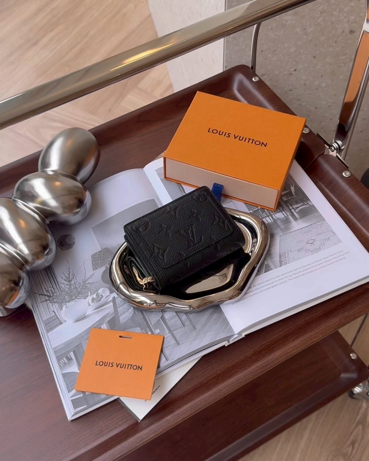 LV｜CLEA 拉鍊對開短夾 黑色 M80151