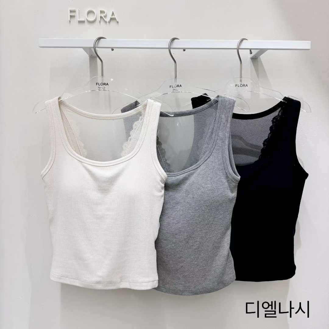 FL5141 後開V蕾絲背心