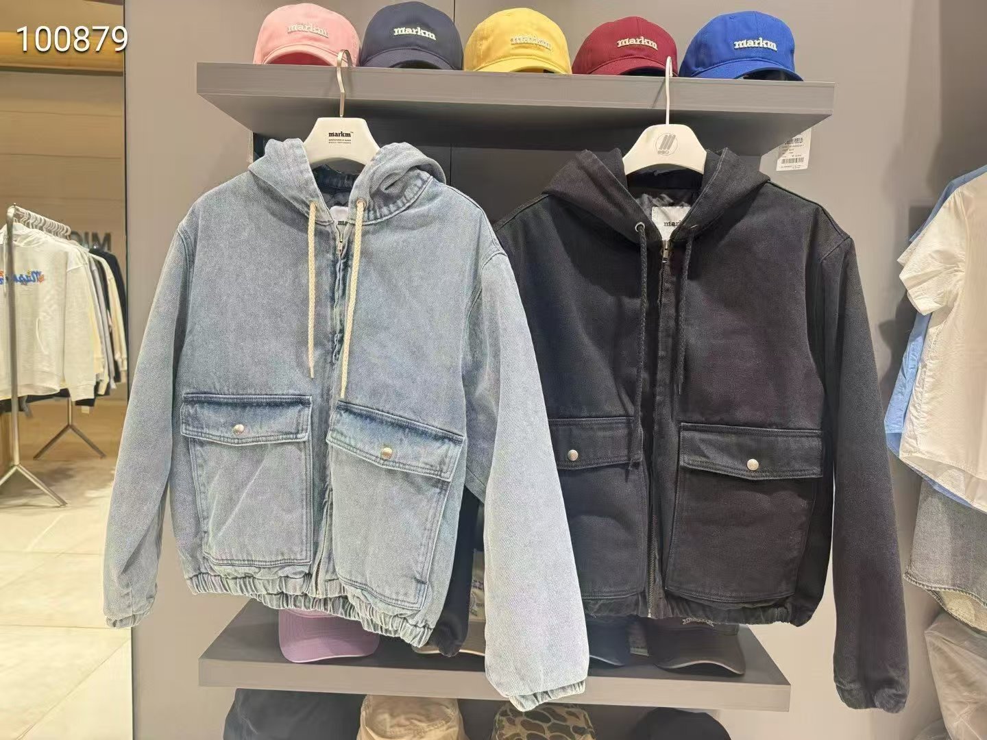 韓國代購 MARKM韓版牛仔加棉外套100879