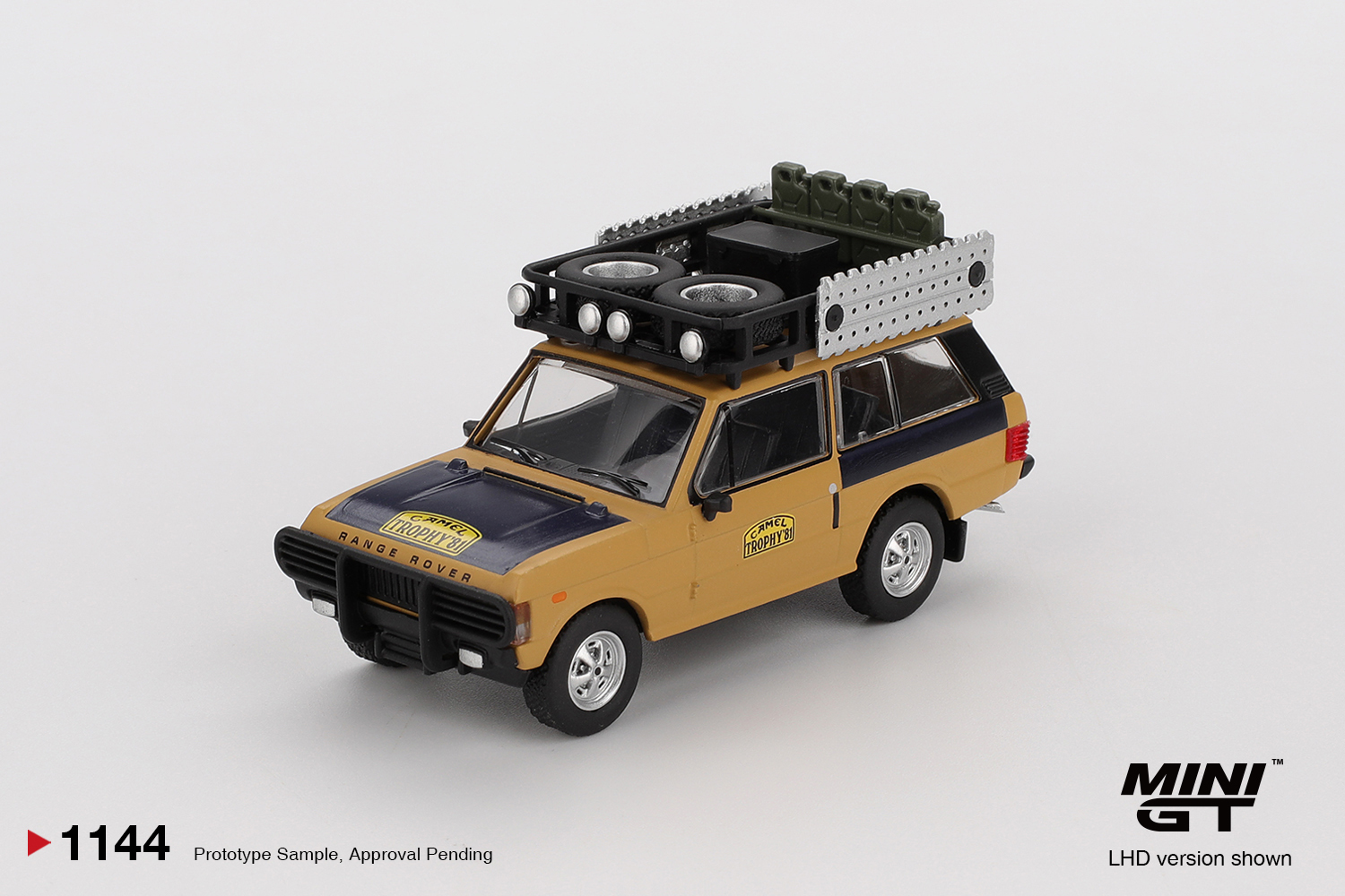 [預訂] Mini GT Range Rover 1981 Camel Trophy Sumatra C.Swoboda & K.Mentel Winner