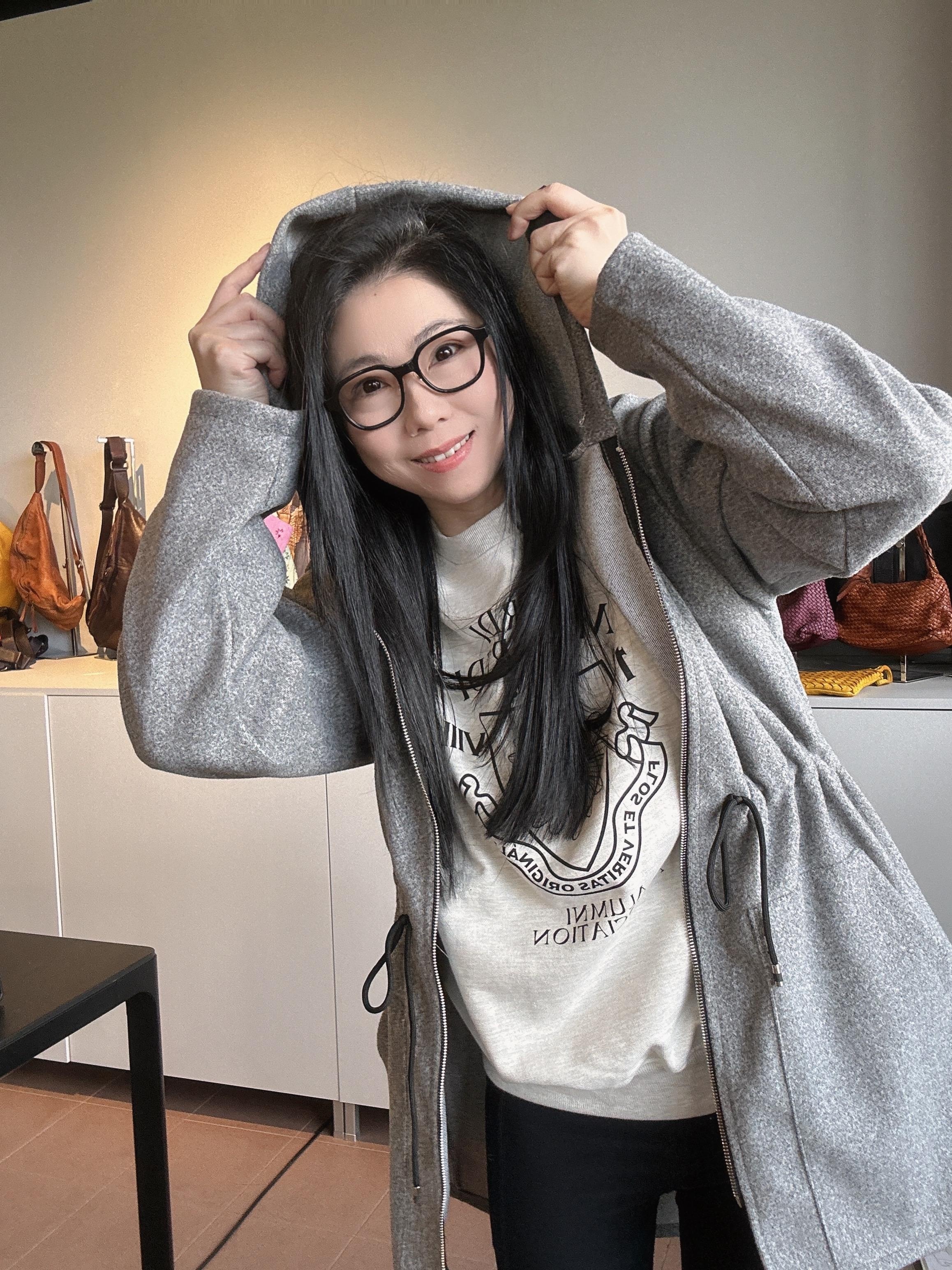 【直播】意大利 LL102759 拉鍊長身外套