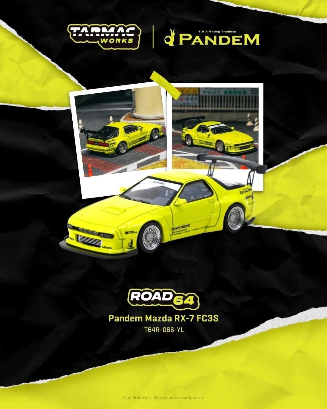 預訂 Pre Order - Tarmac Works Pandem Mazda RX-7 FC3S
