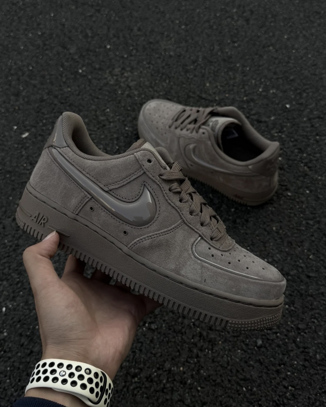 Nike Air Force 1 '07 麂皮 復古 咖棕