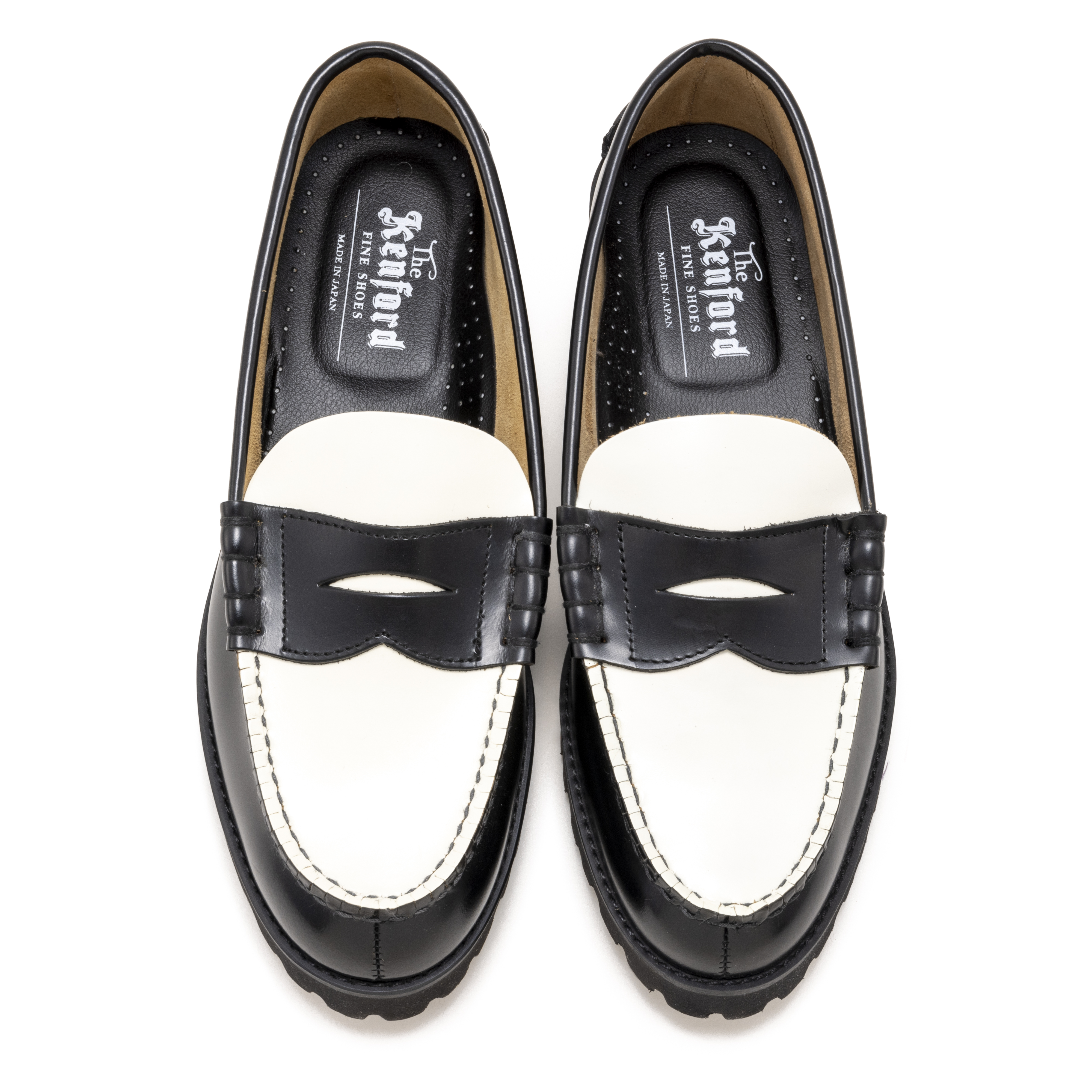 The Kenford Fineshoes WOMENS TANK SOLE LOAFERS / BLACK