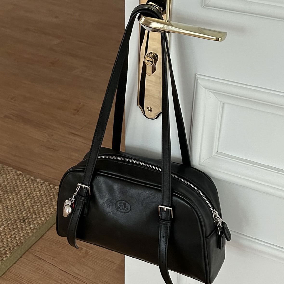 <快速出貨> LEE 質感皮革保齡球包 兩色