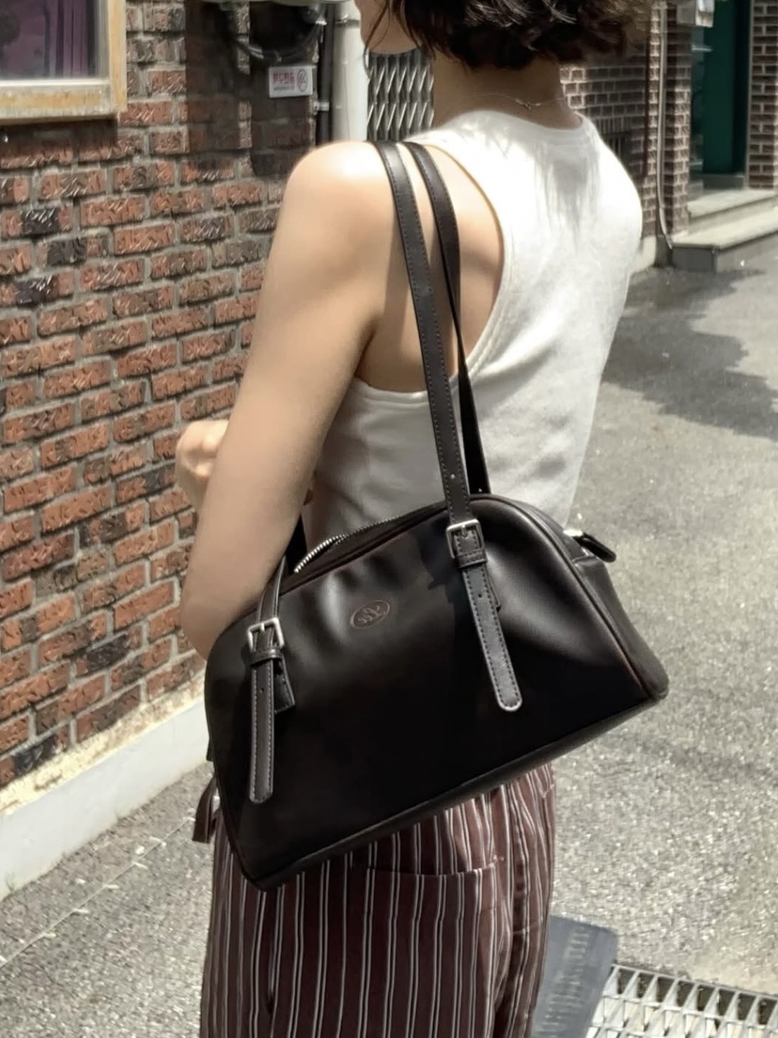 <快速出貨> LEE 質感皮革保齡球包 兩色