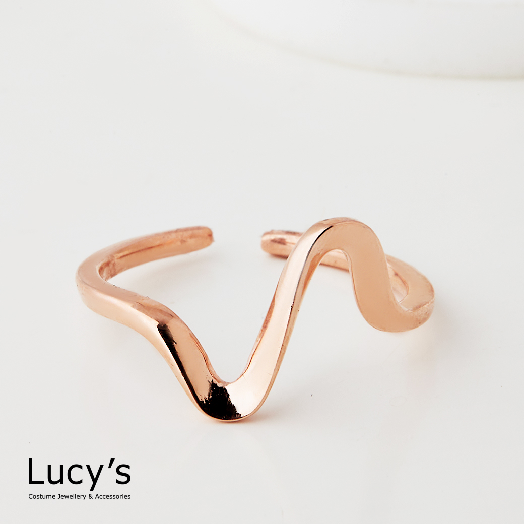 925純銀 流線 開口戒 (三色) (125121/125122/125123)