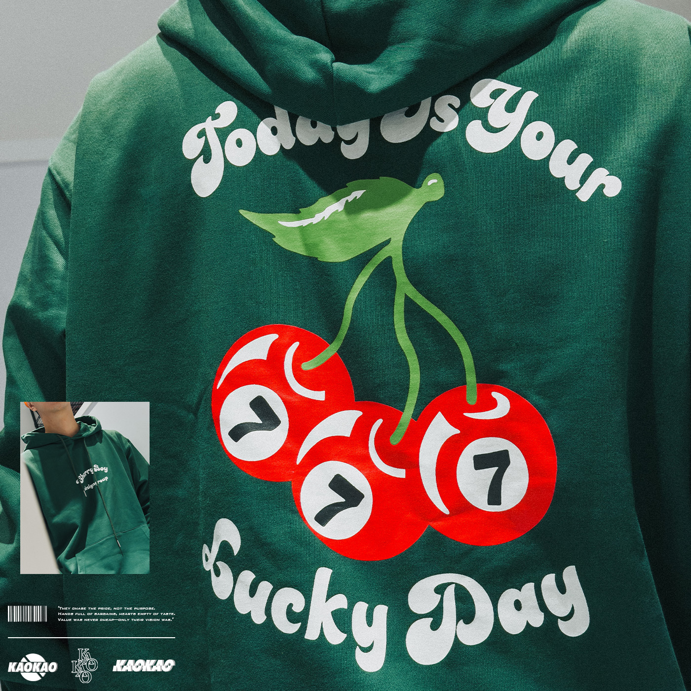 CHERRYBOY LUCKY 777 HOODIE【CB24036】