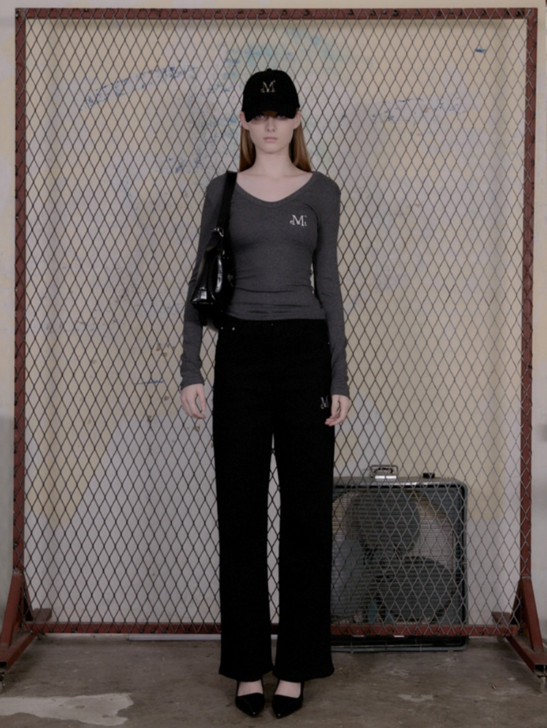 【直播】MUCENT LL102940 CORON 豹紋心形寬棉褲