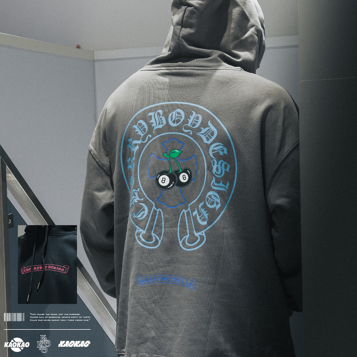 CHERRYBOY CHERRY HEART HOODIE【CB24038】