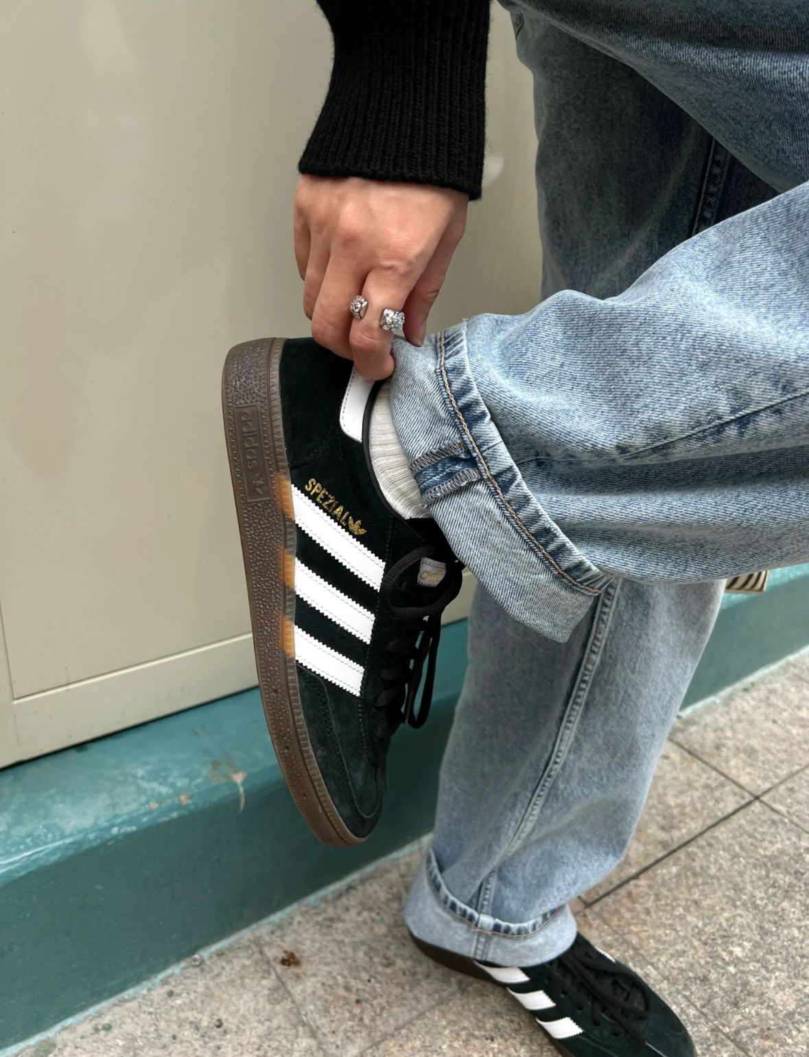 Adidas Handball Spezial Shoes(Black)