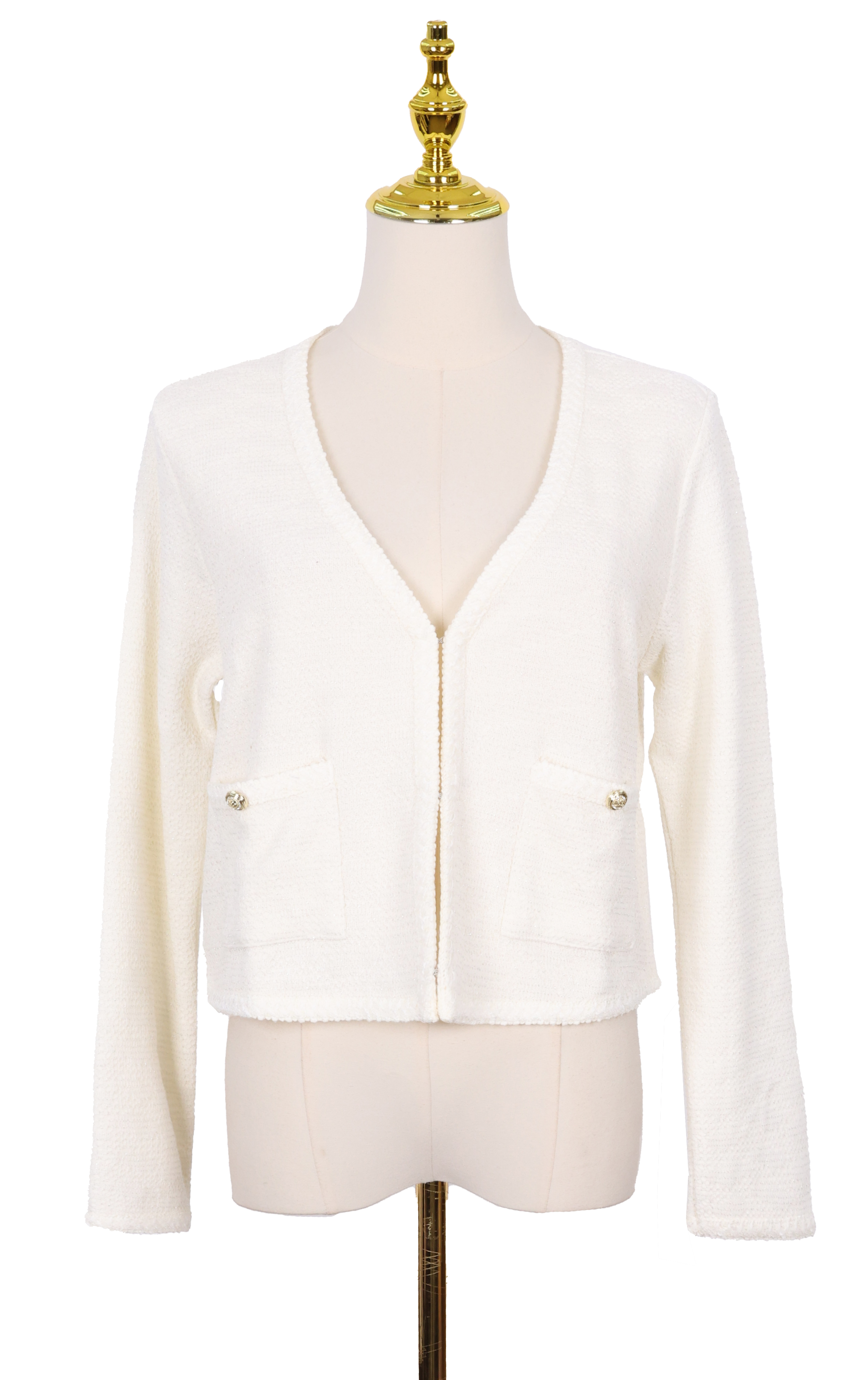 花邊鈕扣外套 CD0624