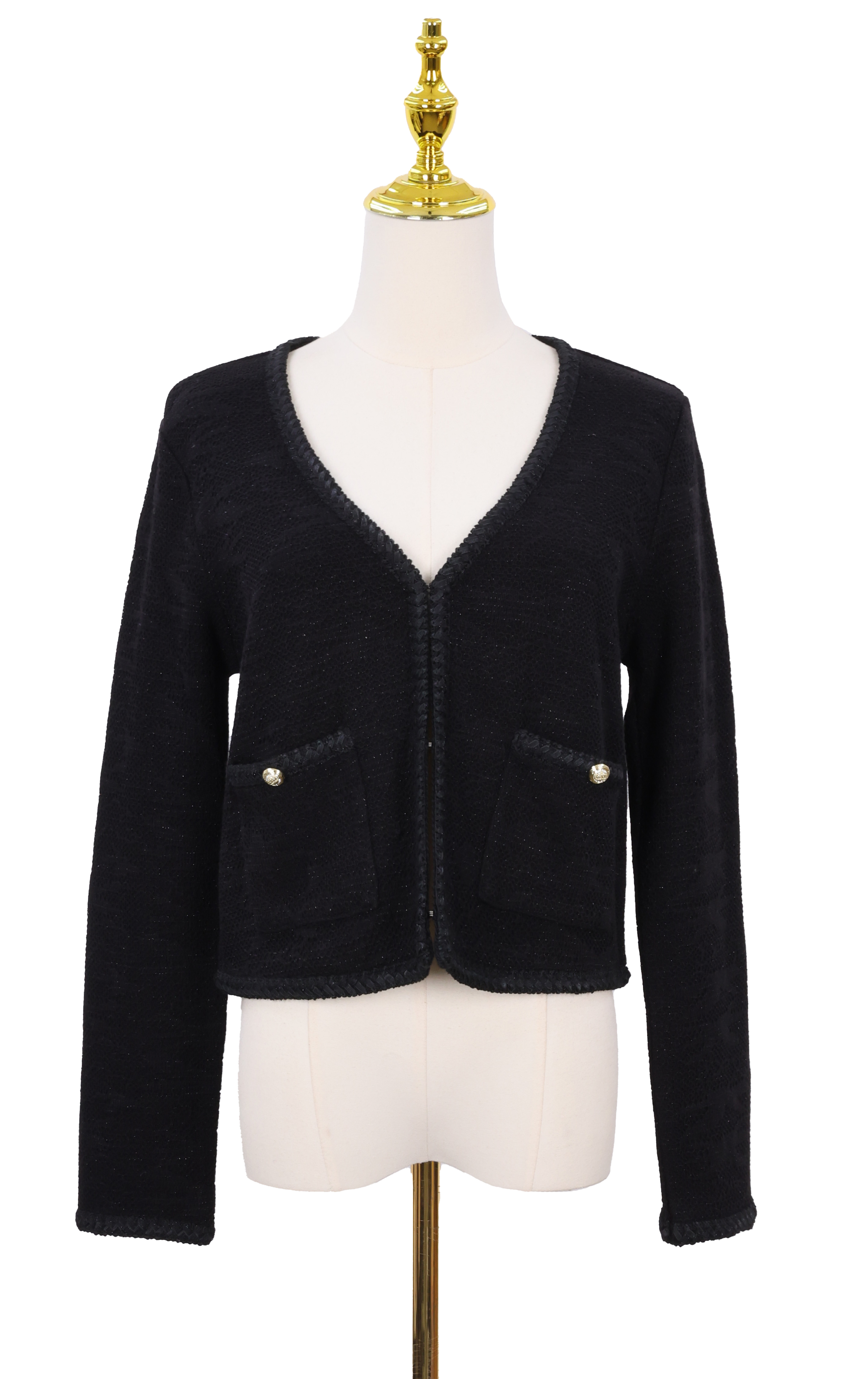 花邊鈕扣外套 CD0624