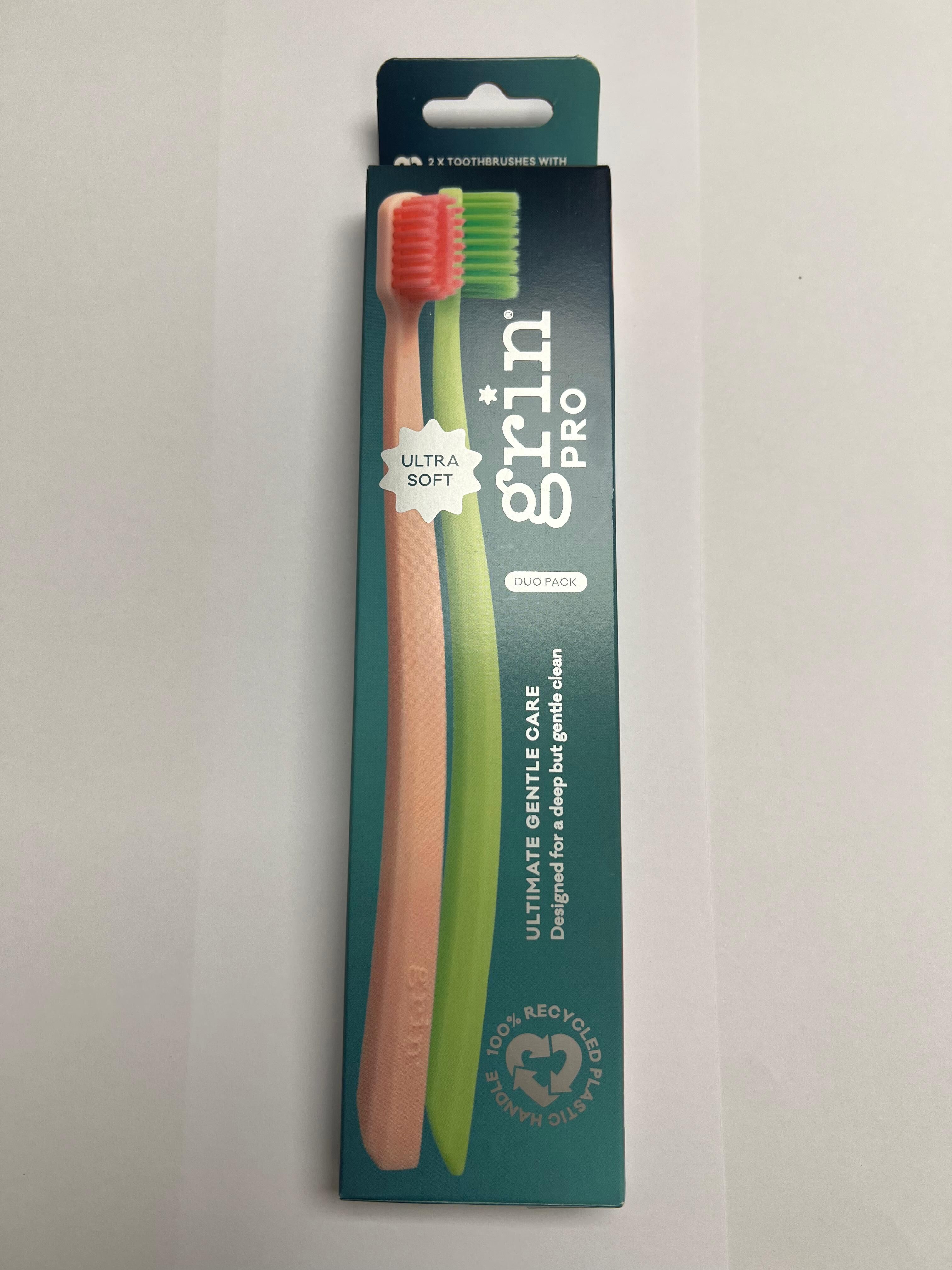 MNS300-特價專場-Grin-Pro成人牙刷2支裝/盒 (買一送一) (B300)