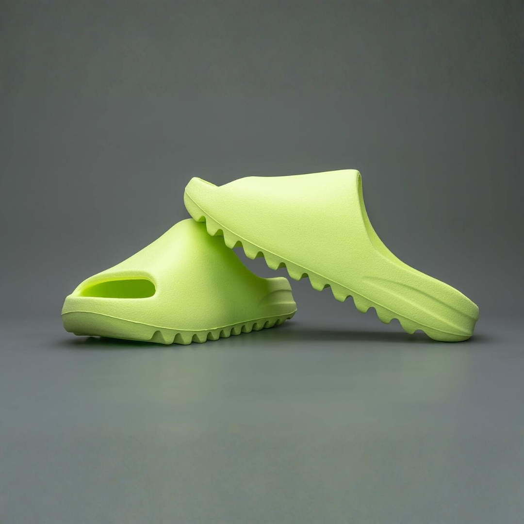 Adidas Yeezy Slide GLOW GREEN 螢光色 拖鞋 HQ6447