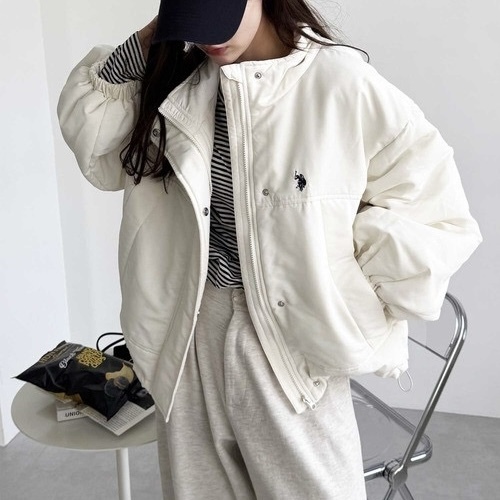 U.S. POLO ASSN. X GeeRA 棉外套 拉鍊外套 秋冬服飾  96863977