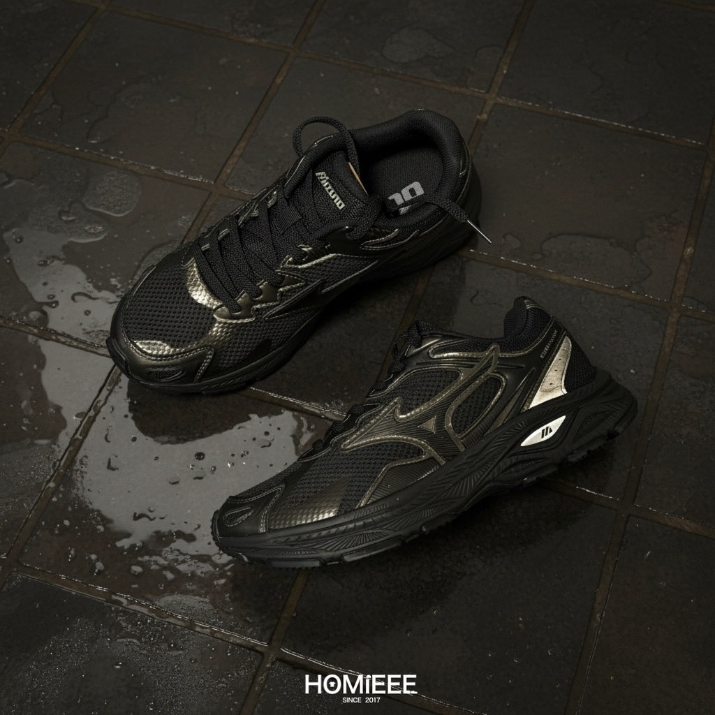 Mizuno Racer S  美津濃 慢跑鞋 網布 金屬黑 [D1GH223521]