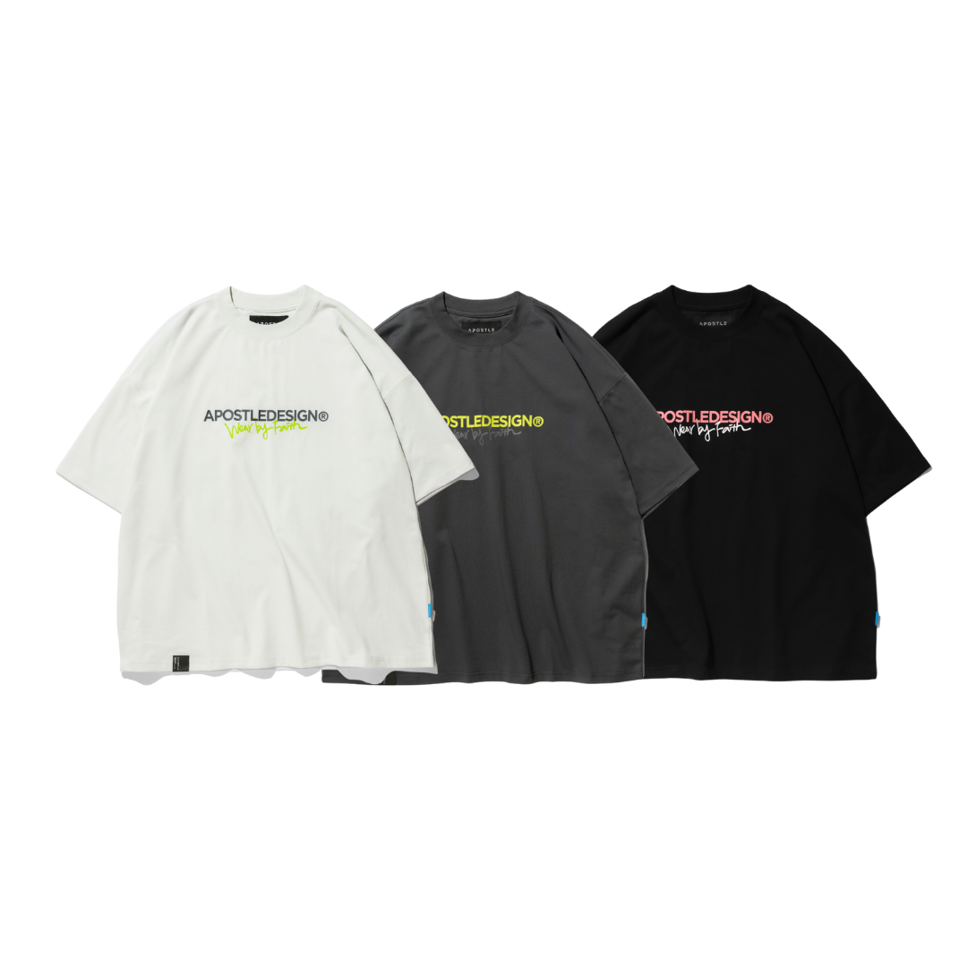 Apostle SL-01 "Wearbyfaith" Signature Logo Tee 3色