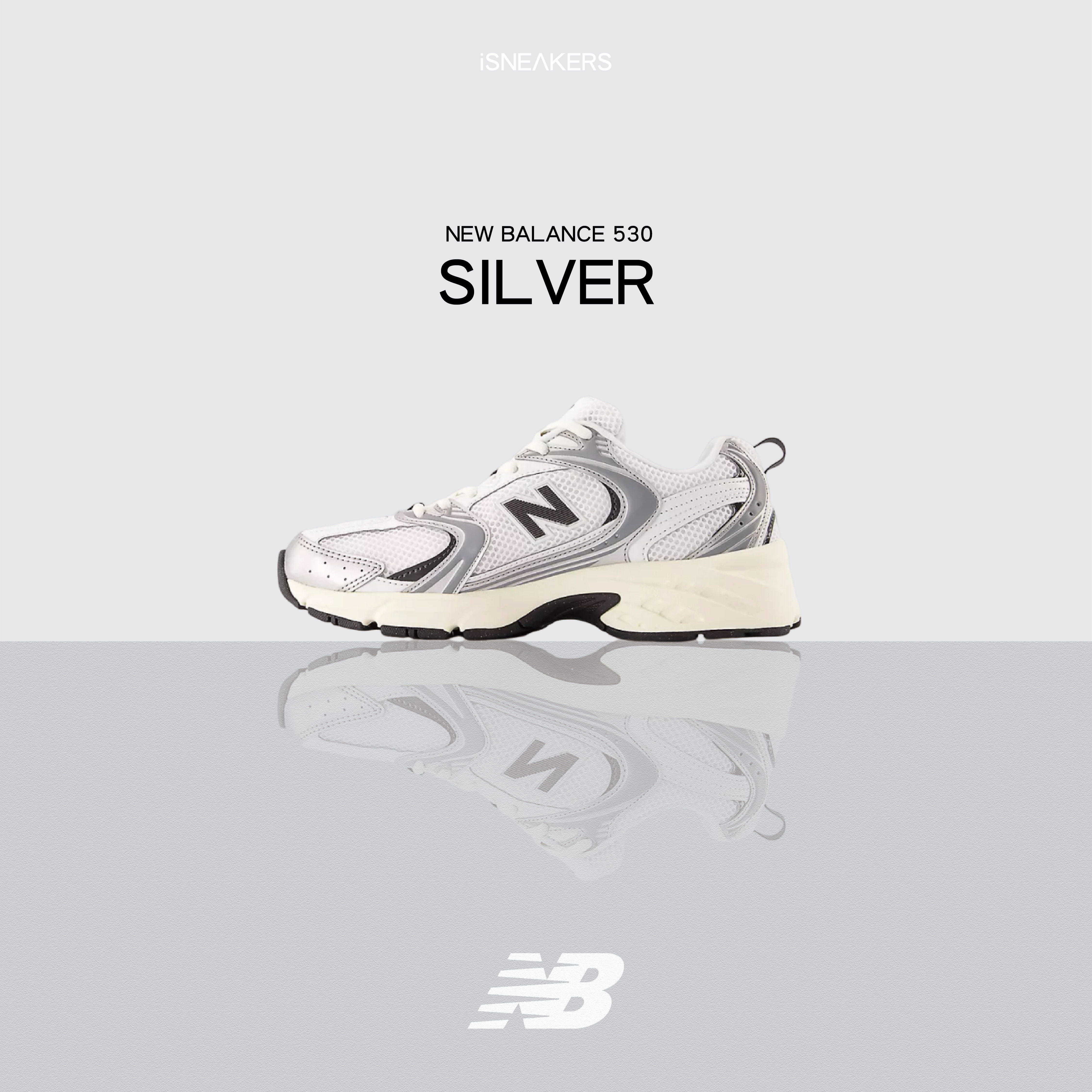 iSNEAKERS｜New Balance 530 "Silver" 白銀 U530ESA