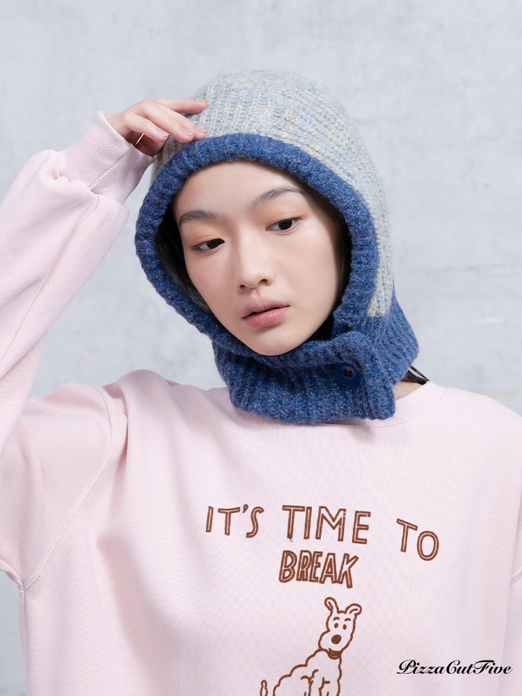 [兩件999]拼色巴拉克拉法帽 PizzaCutFive PCF253630018