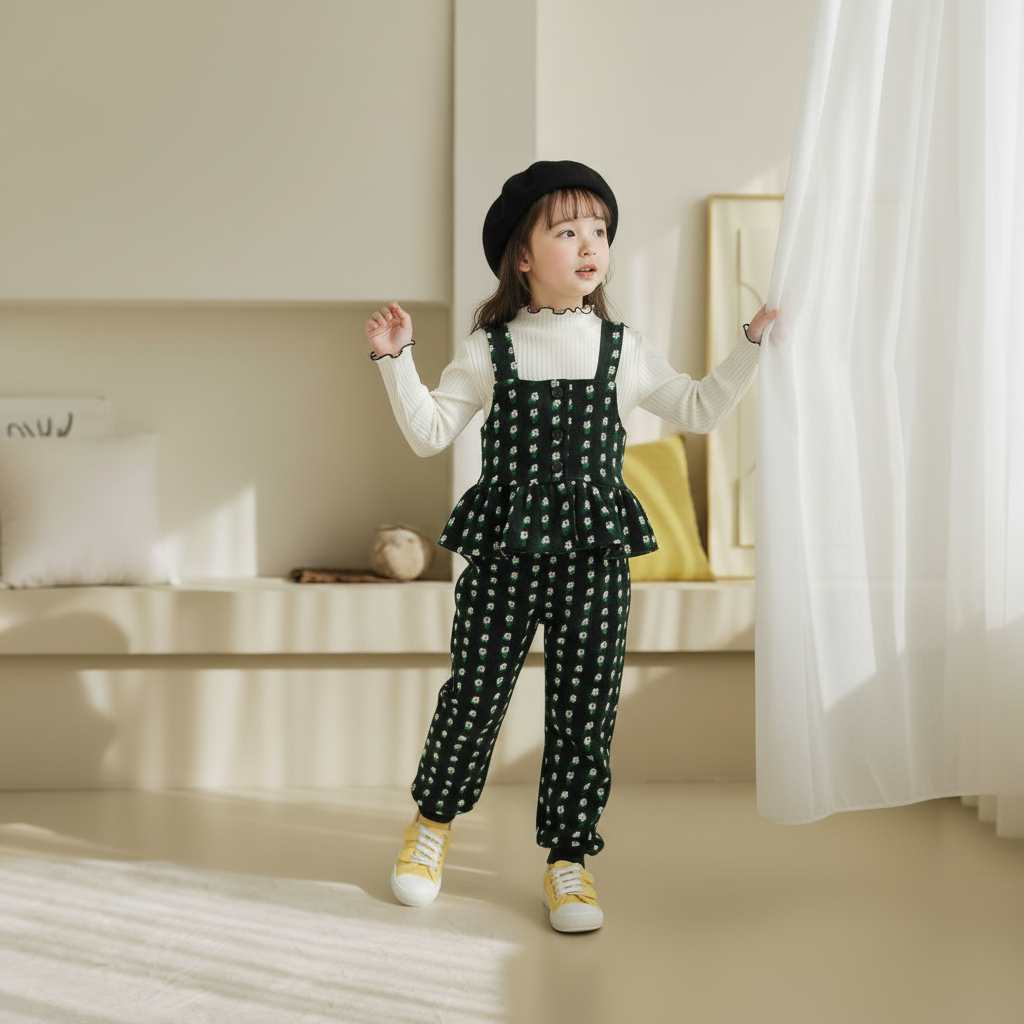 正韓春orangemom 三色花花背心