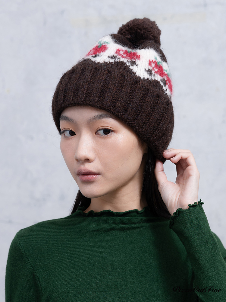 [兩件999]可愛圖案針織毛帽 PizzaCutFive PCF253630016