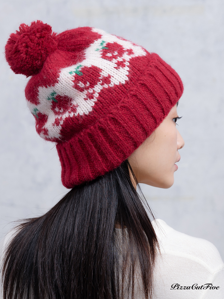 [兩件999]可愛圖案針織毛帽 PizzaCutFive PCF253630016