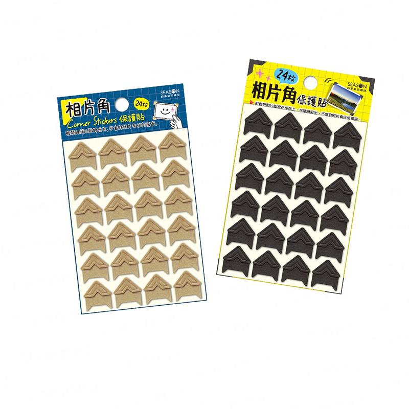 四季紙品 相片角貼紙(紙質) 【TZ3517】