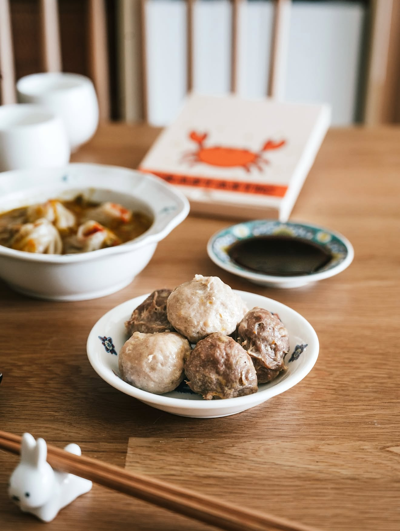 大閘蟹粉流心豬肉丸（100% 潮汕手打！）