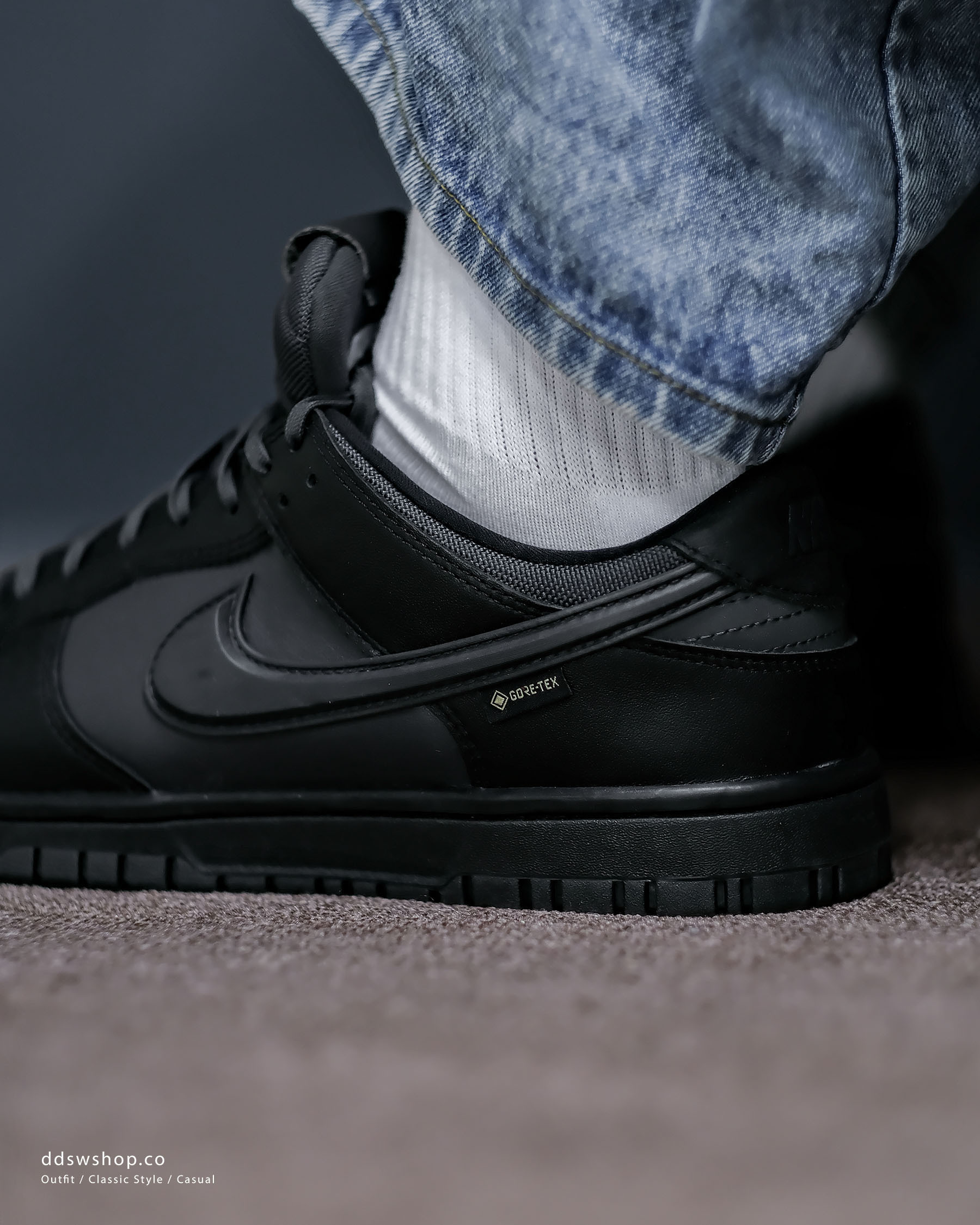 "代購"NIKE DUNK GORE-TEX GTX 黑武士 防潑水 全黑男鞋 HQ2053-001