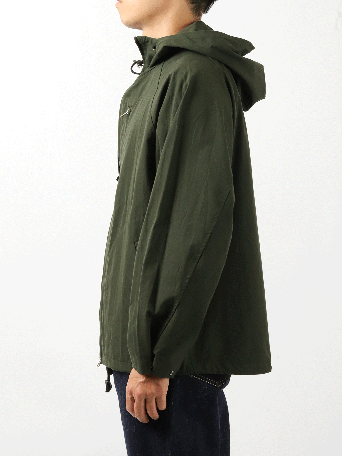 YOKO SAKAMOTO Hooded Jacket Olive
