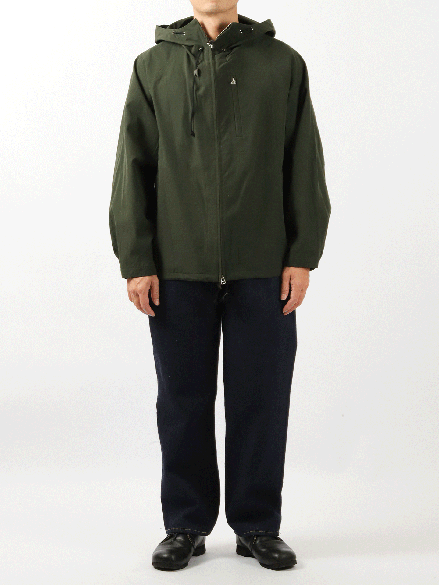 YOKO SAKAMOTO Hooded Jacket Olive