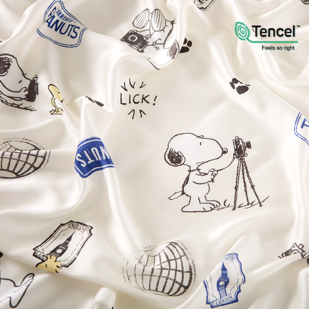 SNOOPY床包組 | 60支天絲 | SN513 笑一個