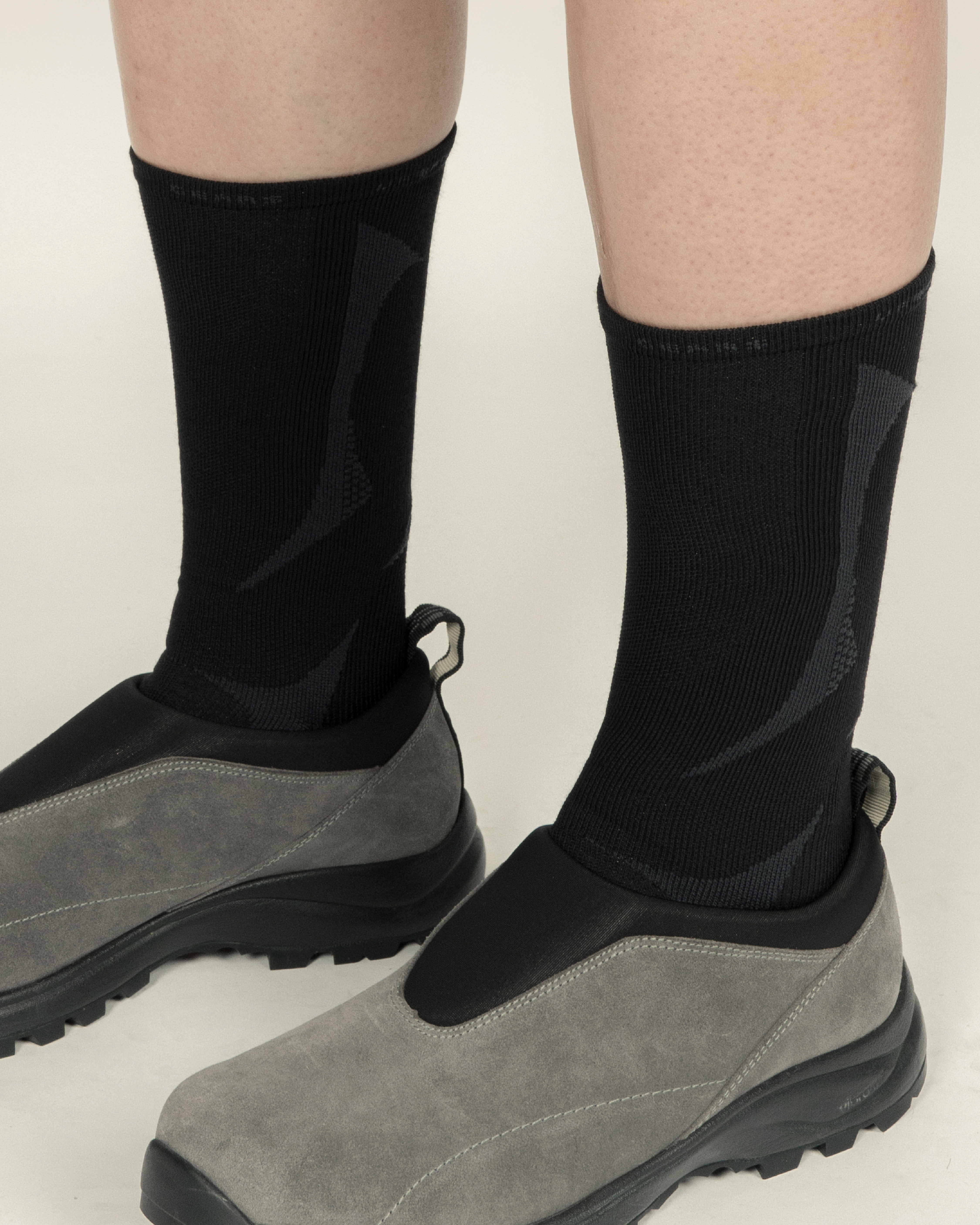 nozzle quiz®｜Tactel® Slash Socks 中高筒休閒襪 (燼墨/燼灰/燼鐵)