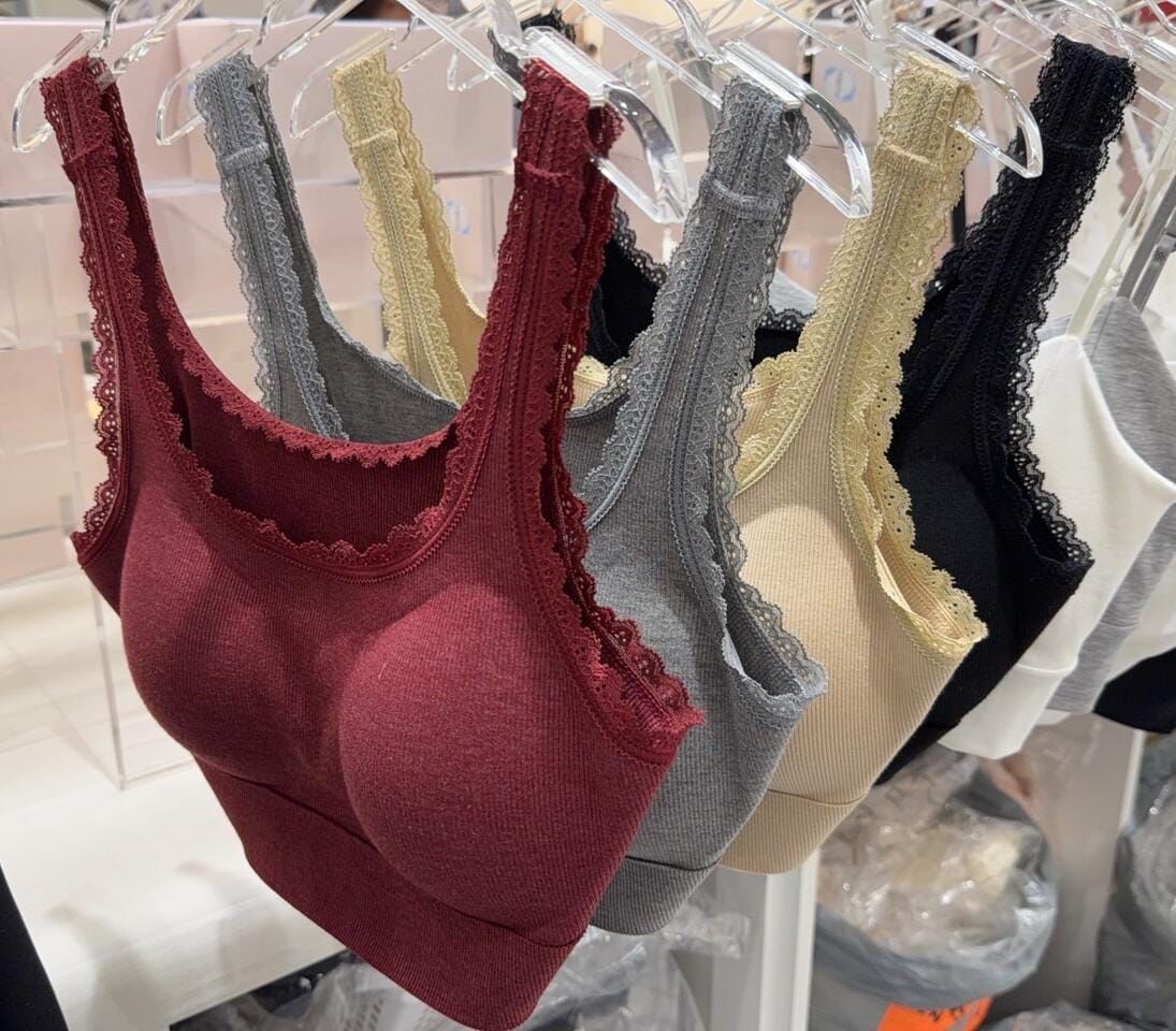 FL5155 蕾絲花邊背心型Bra Top