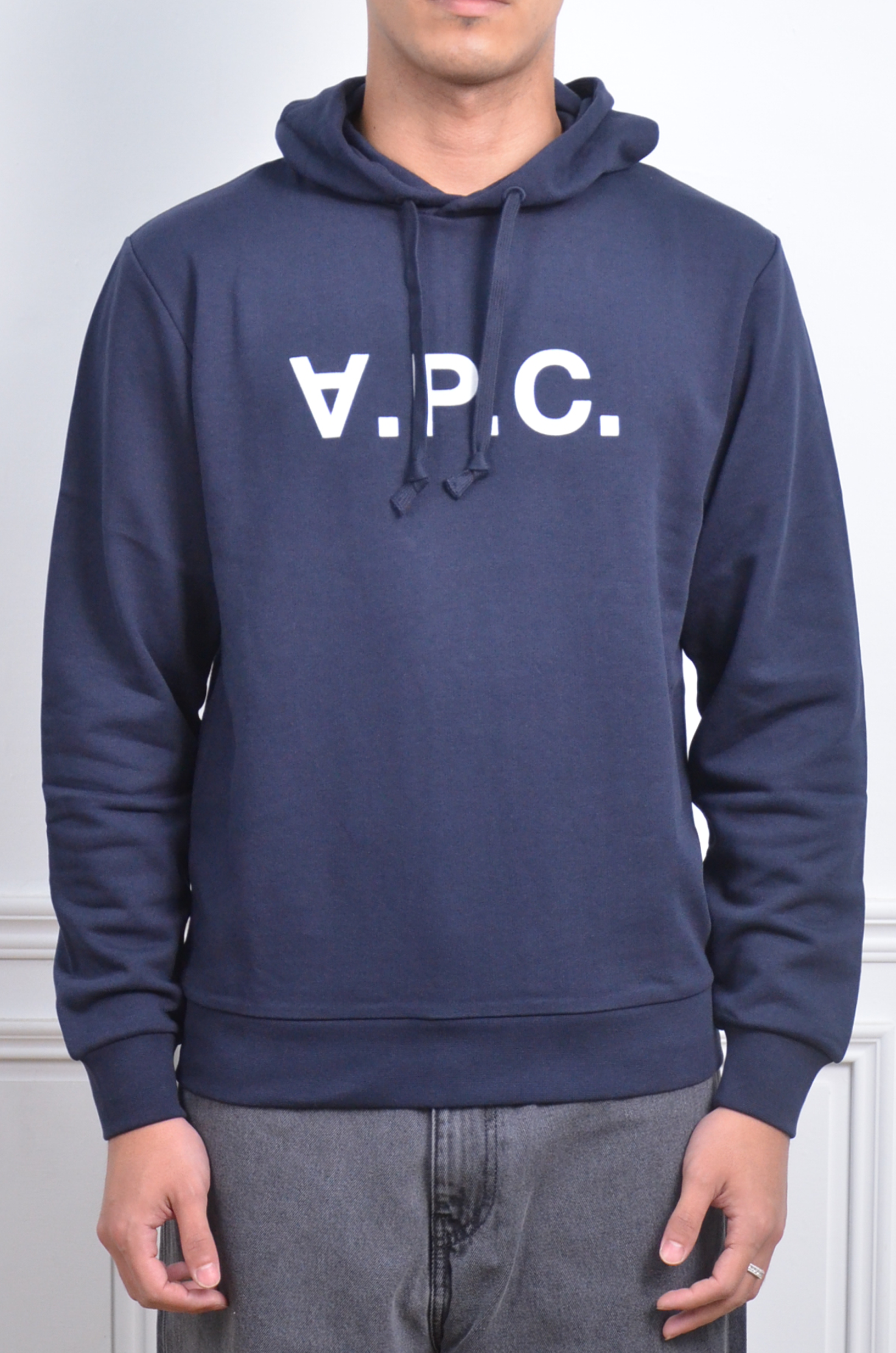 A.P.C.經典印花帽T-藍【COHBNM27908TIQ】