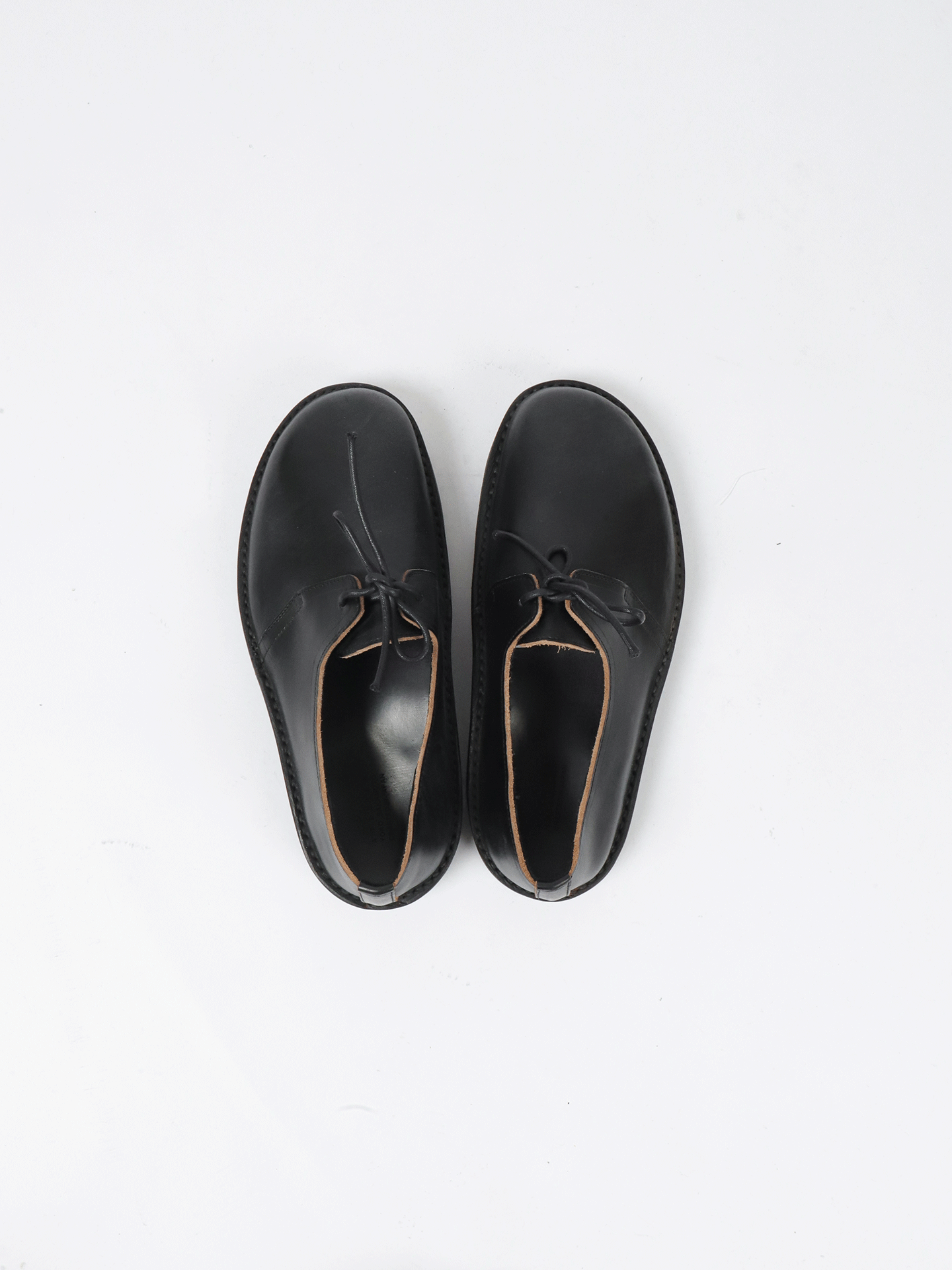 YOKO SAKAMOTO Military Shoes Black