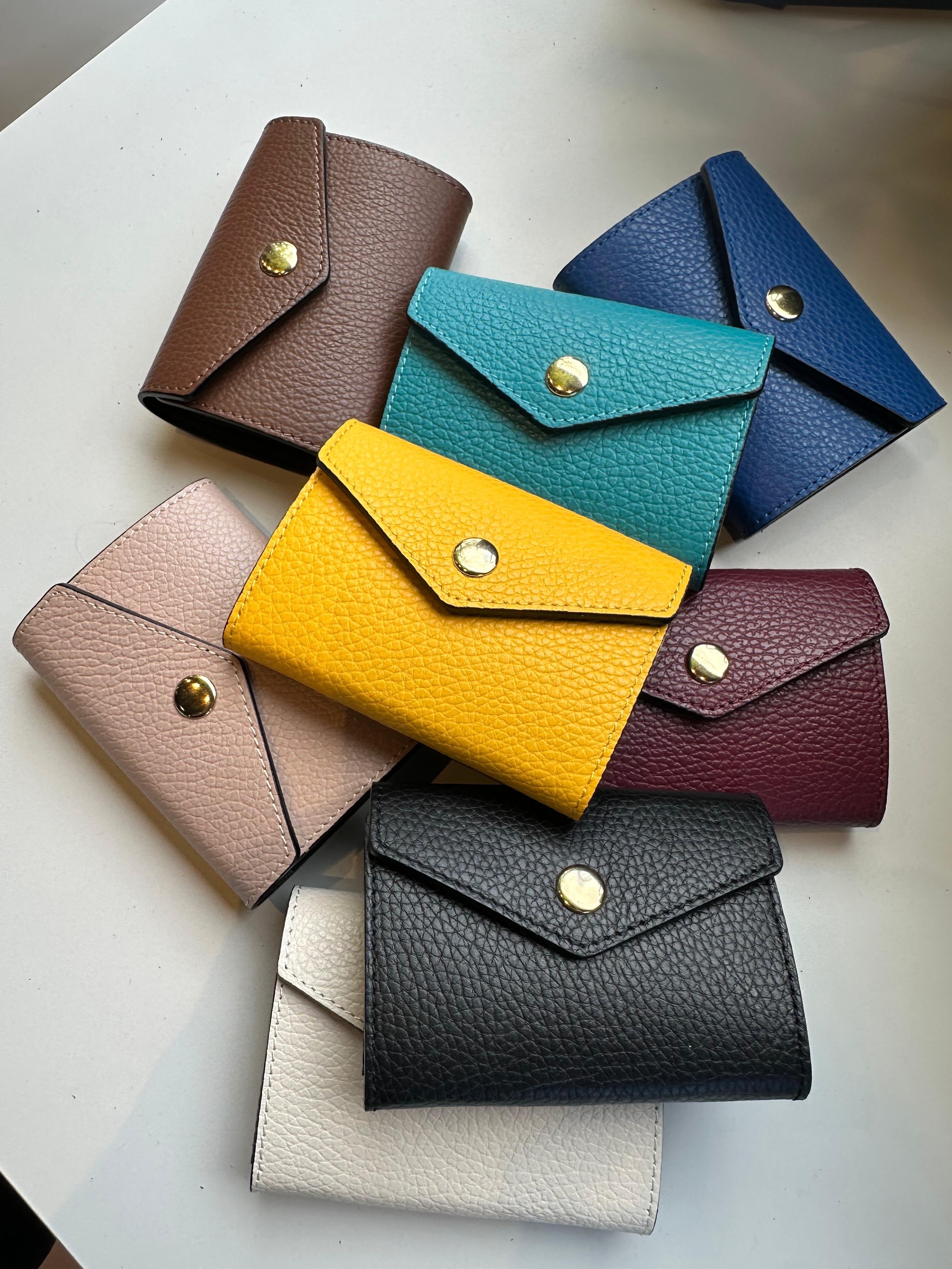 【直播】意大利皮具 LL102709 啪鈕卡包