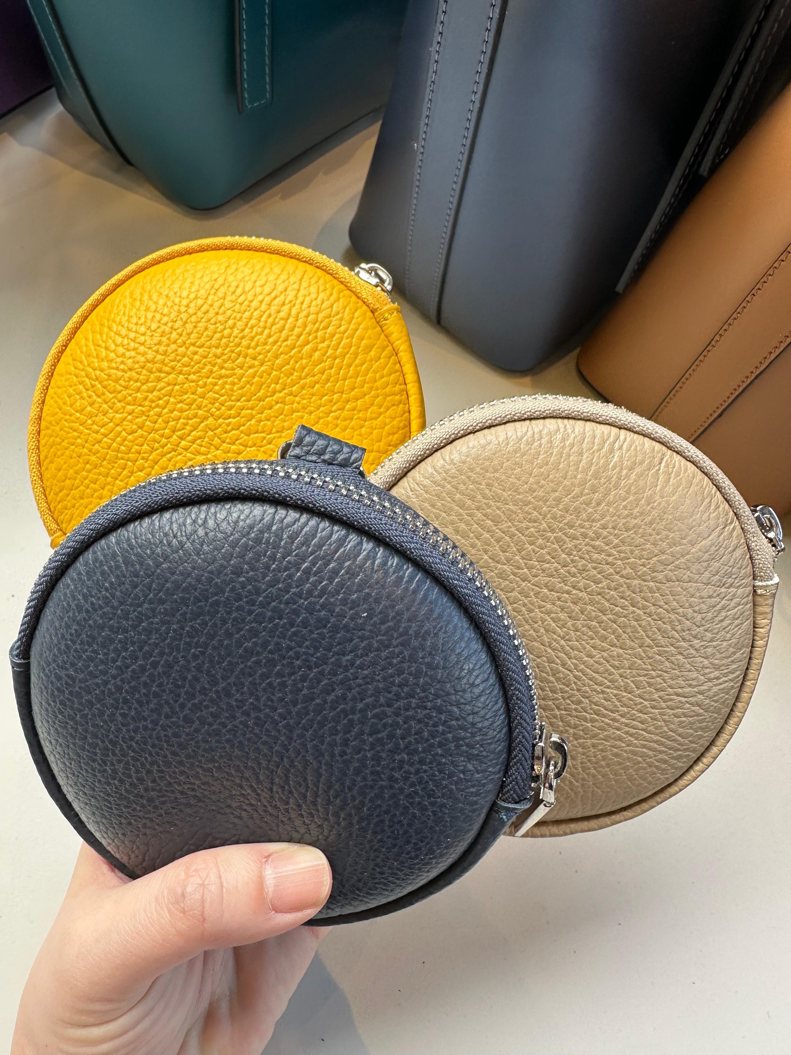 【直播】意大利皮具 LL102724 圓形散紙包