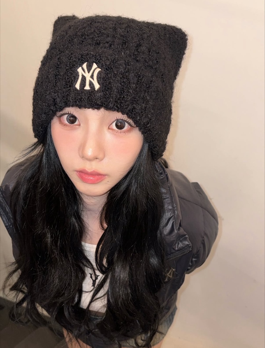 🇰🇷 MLB 針織貓耳帽