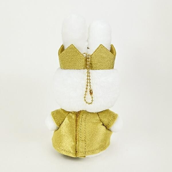 日本 Miffy 70周年 金色造型公仔匙扣