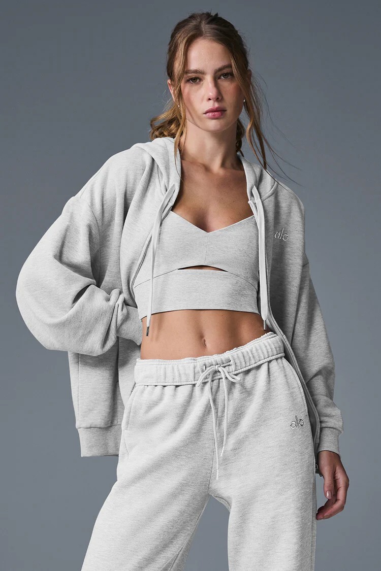 ALO Accolade Full Zip Hoodie Jisoo 代言款