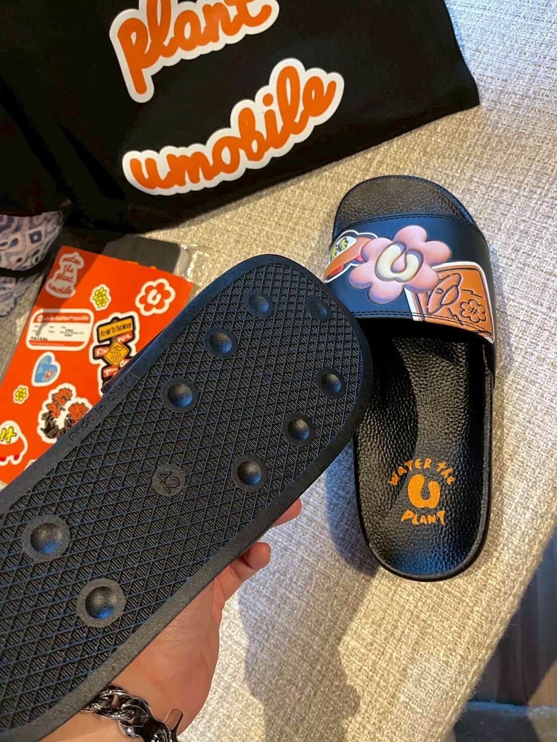 WATER THE PLANT 時裝周秀場限定 小花拖鞋 WTP