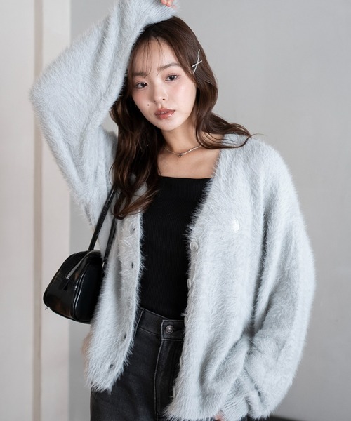 日本🇯🇵連線 U.S. POLO ASSN. 韓系海馬毛絨針織開襟衫 寬鬆 針織 開襟衫 針織衫 長袖 刺繡 7色(任買兩件711免運)/預購