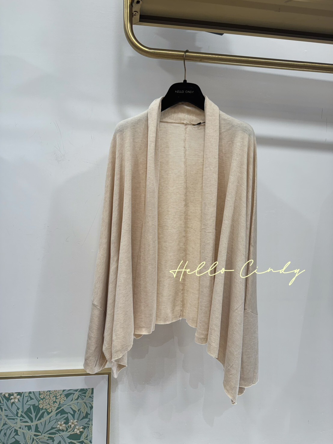 Baby系列 B08155 現貨+預購-法式輕毛感簡約優雅罩衫